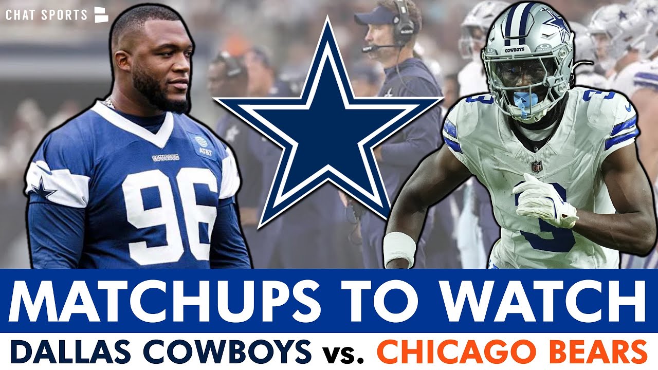 Dallas Cowboys vs. Chicago Bears Matchups To Watch Ft. George Pickens, Kenny Clark & Brock Hoffman