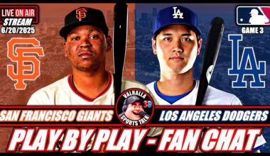 Los Angeles Dodgers vs San Francisco Giants ⚾ MLB Baseball 🟢 MLB Play By Play LIVE STREAM in 3D.