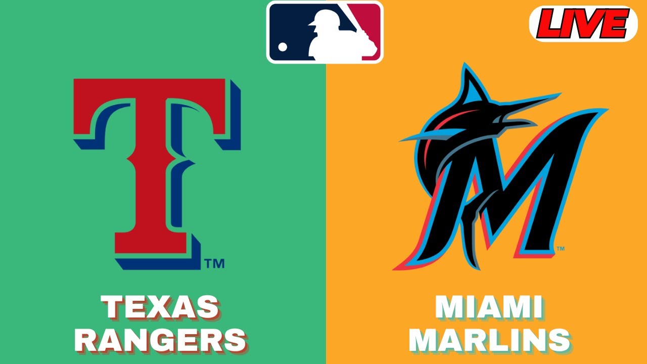 🔴LIVE : Miami Marlins Vs Texas Rangers | MLB 2025 | MLB Live Baseball Score