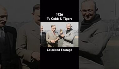 1926 Ty Cobb & Detroit Tigers Footage #trendingshorts #baseball