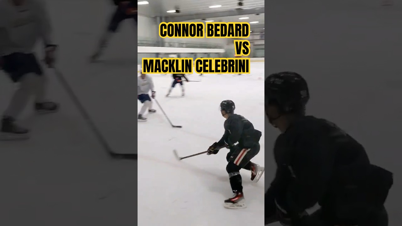 Connor Bedard vs Macklin Celebrini Scrimmage!