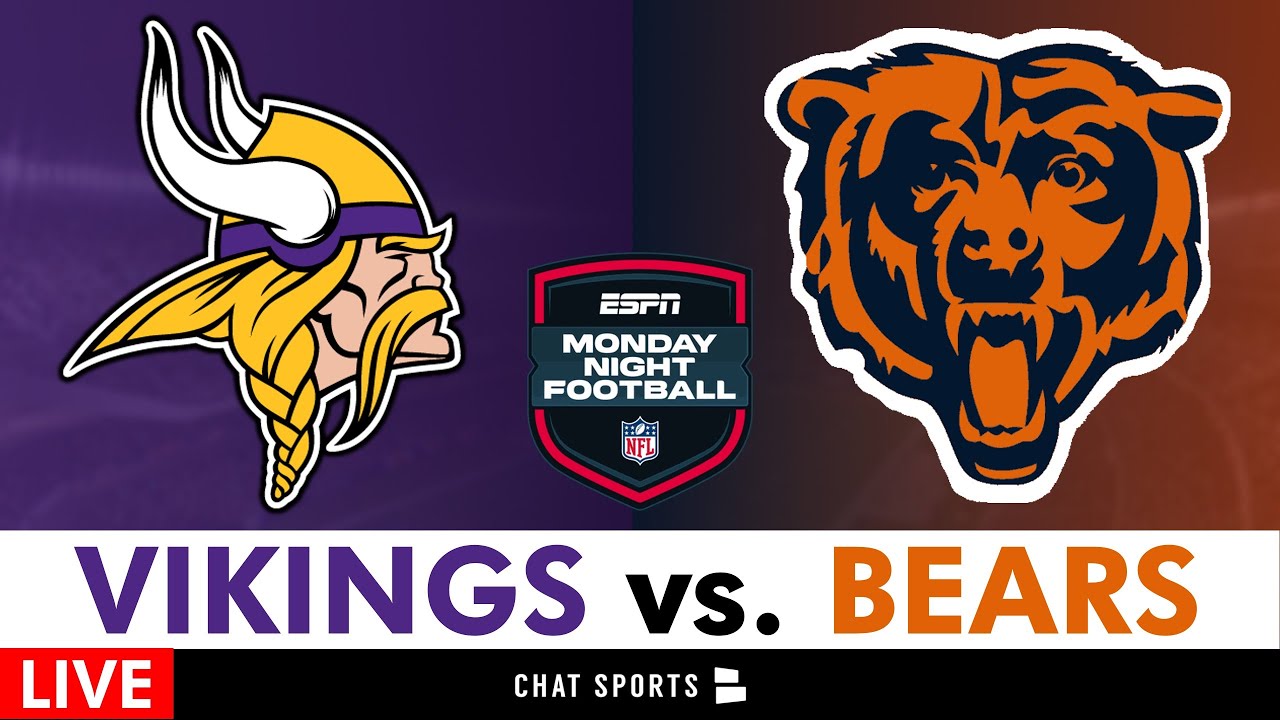 Vikings vs. Bears Live Streaming Scoreboard, Free Play-By-Play, Highlights | Monday Night Football