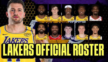 LA Lakers OFFICIAL ROSTER! May Center na! Tanggal na si Bronny James!