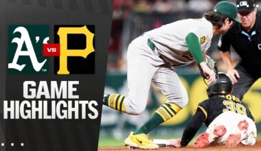 Athletics vs. Pirates Game Highlights (9/20/25) | MLB Highlights