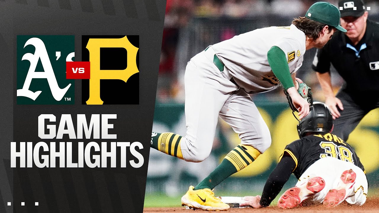Athletics vs. Pirates Game Highlights (9/20/25) | MLB Highlights