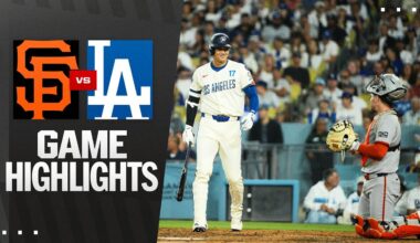 Giants vs. Dodgers Game Highlights (9/20/25) | MLB Highlights