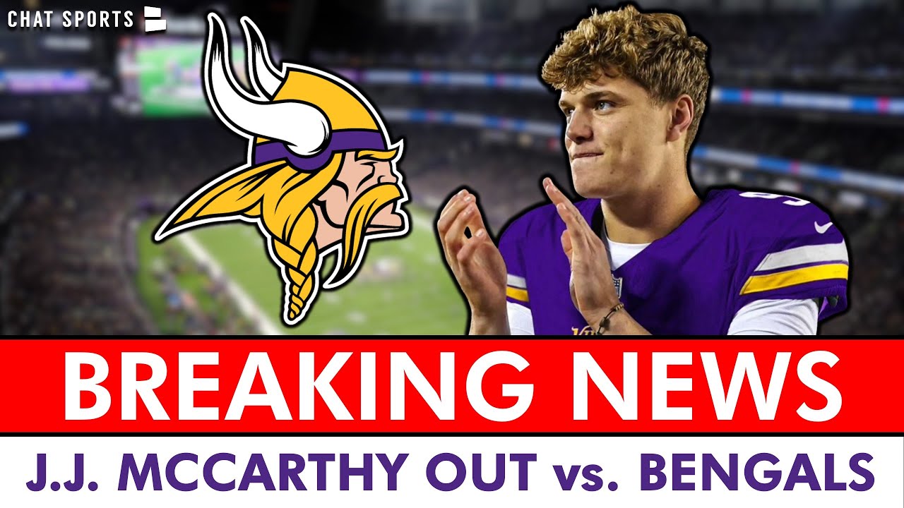 🚨J.J. MCCARTHY MAJOR INJURY - Carson Wentz To Start vs. Bengals