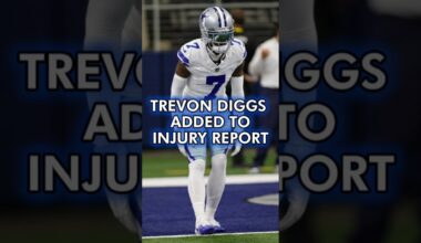 BREAKING: Trevon Diggs Added To Cowboys Injury Report With Knee Issue #cowboys #trevondiggs #shorts