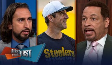 Brou is out on Aaron Rodgers-Steelers, Colts QB1 competition remains a question | FIRST THINGS FIRST