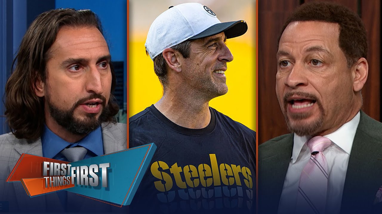 Brou is out on Aaron Rodgers-Steelers, Colts QB1 competition remains a question | FIRST THINGS FIRST