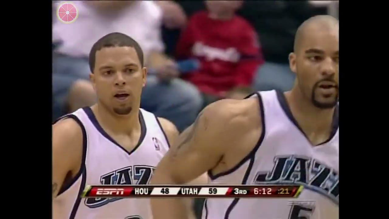 Throwback NBA Playoffs WCFR 2008.4.21 Houston Rockets at Utah Jazz G4