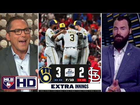 MLB Network BREAKDOWN Brice Turang clutch hits, Brewers beat Cardinals 2-1, 1-game to win NL Central