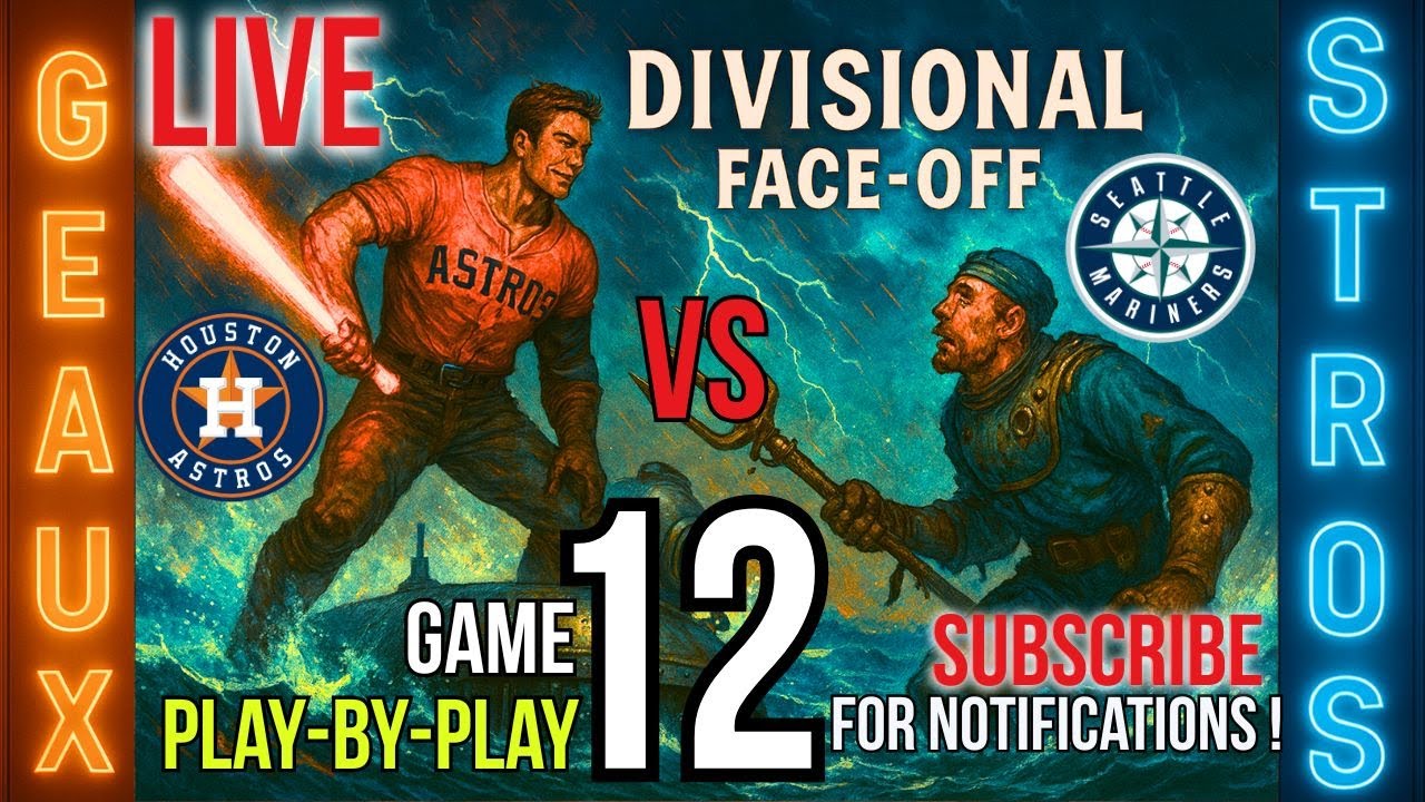 Astros vs Mariners LIVE Play-by-Play GAME 12 Sept. 20th 2025