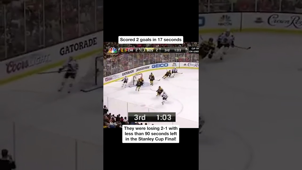 Chicago Blackhawks really did this to secure their second Stanley Cup in four seasons. #shorts