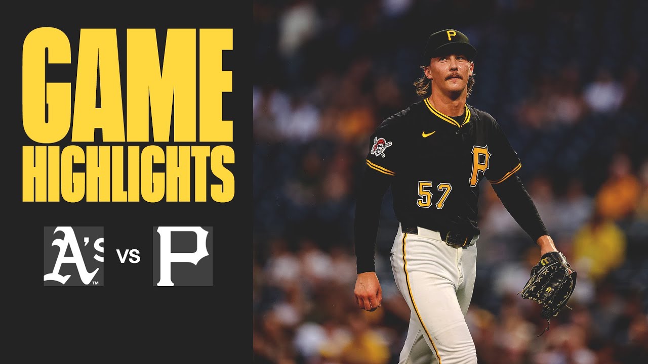 Bubba Chandler Dominates in Pirates Win | Athletics vs. Pirates Game Highlights (9/20/25)