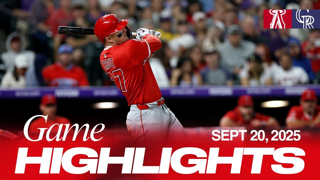 Angels vs. Rockies Game Highlights (9/20/25) | MLB Highlights