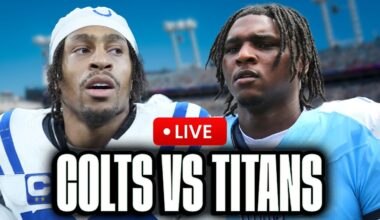 🚨 LIVE: Indiana Colts vs Tennessee Titans GameCast!