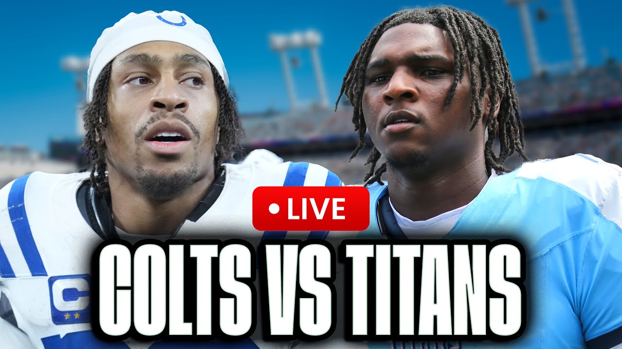 🚨 LIVE: Indiana Colts vs Tennessee Titans GameCast!
