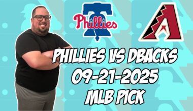 Philadelphia Phillies vs Arizona Diamondbacks 9/21/25 MLB Pick & Prediction | MLB Betting Tips