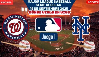 ⚾️Washington Nationals vs New York Mets⚾️Dónde Ver El Partido EN VIVO|Juego 1 MLB 2025