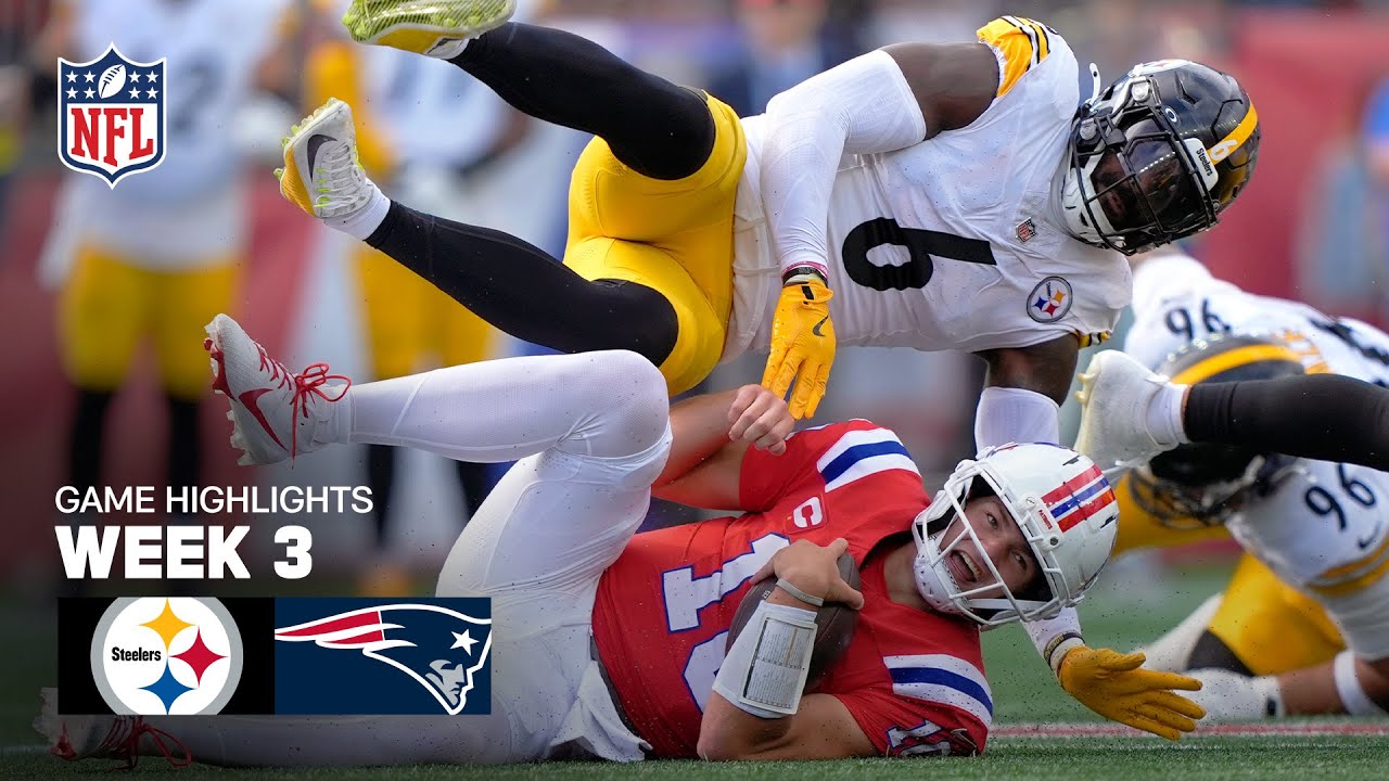 Pittsburgh Steelers vs. New England Patriots Game Highlights | 2025 NFL Season Week 3