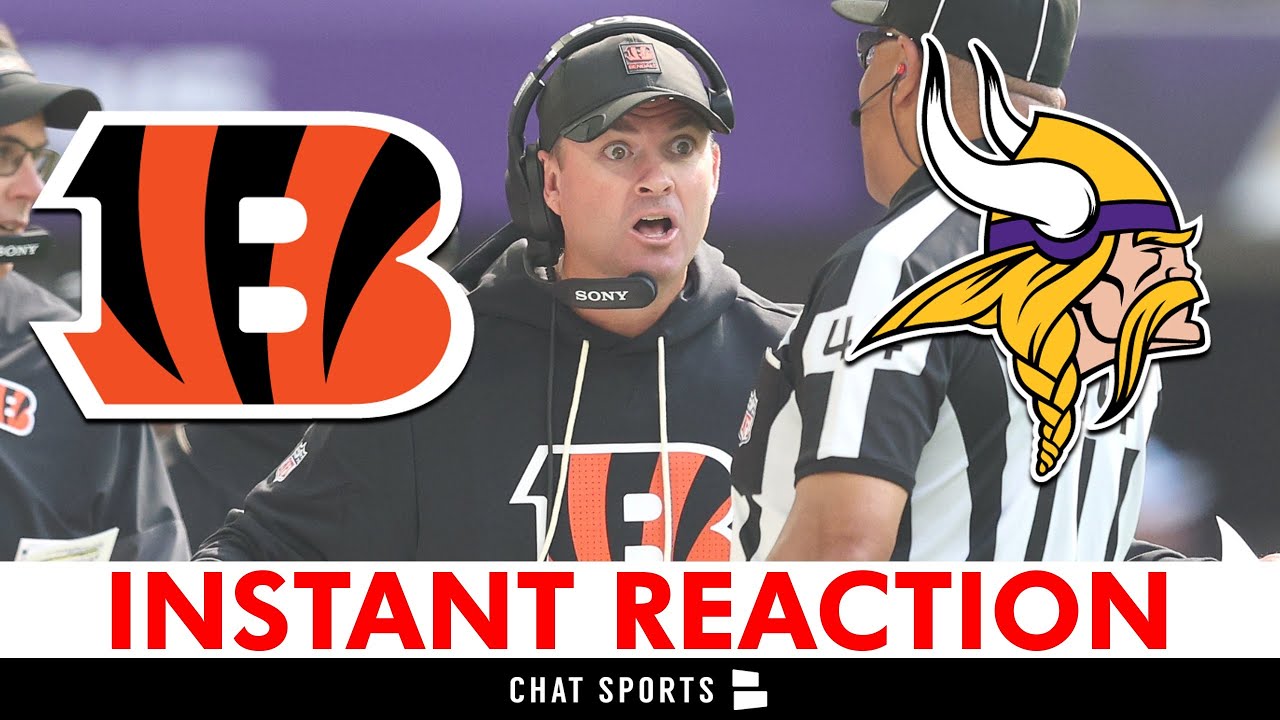 FIRE EVERYONE, SEASONS OVER? | Bengals vs. Vikings Instant Reaction