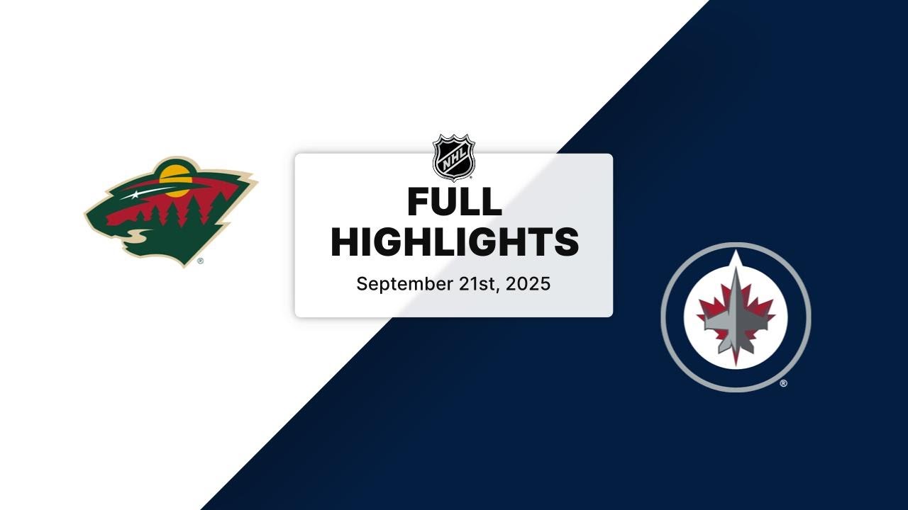 NHL Preseason Highlights | Wild vs. Jets | September 21, 2025
