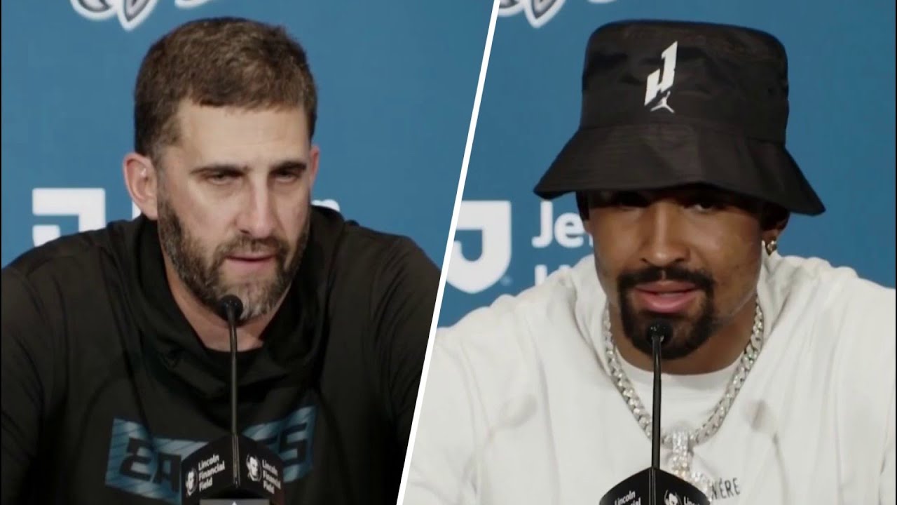 Nick Sirianni and Jalen Hurts react to the Eagles' comeback win | Eagles Postgame Live