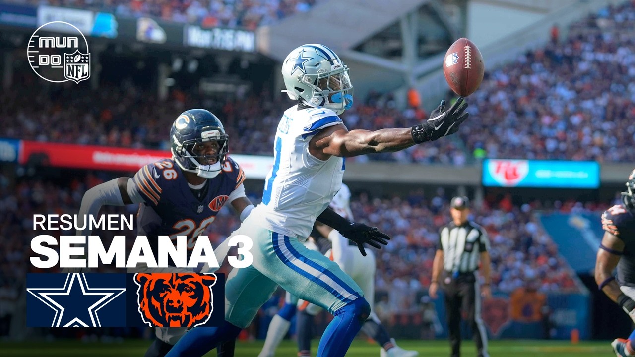 Dallas Cowboys vs. Chicago Bears | Resumen NFL en español - Semana 3 | NFL Highlights 2025