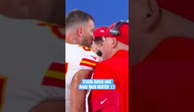 Travis Kelce and Andy Reid on the sideline 😳 (via @NFL)
