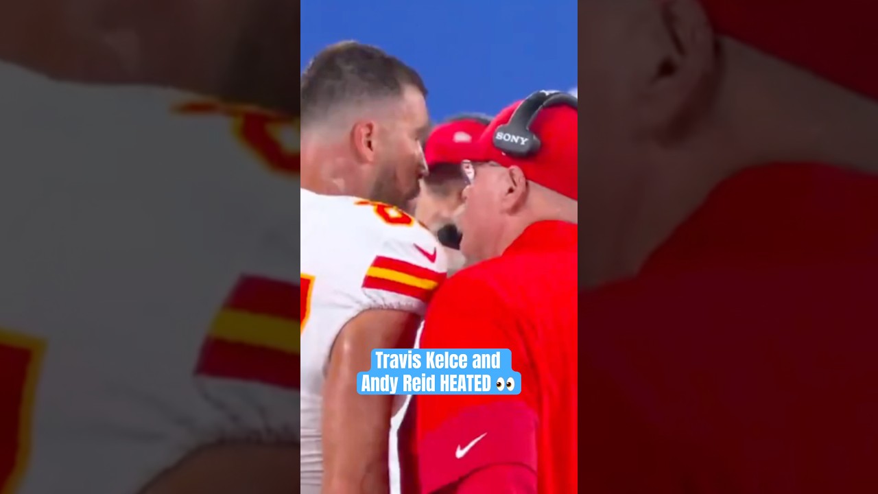 Travis Kelce and Andy Reid on the sideline 😳 (via @NFL)