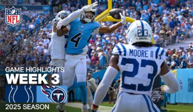 Indianapolis Colts vs. Tennessee Titans Game Highlights | NFL 2025 Season Week 3