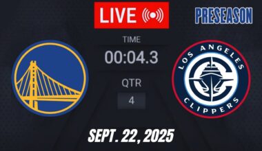 NBA LIVE! Golden State Warriors vs LA Clippers September 22, 2025 Warriors vs Clippers 2K Preseason