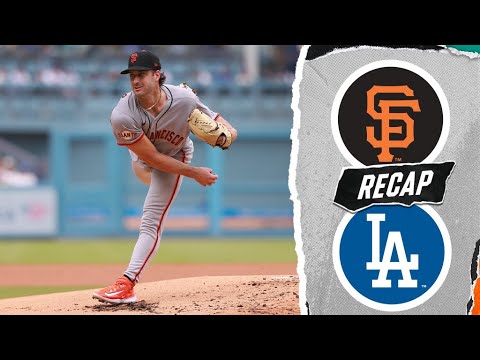 Giants vs. Dodgers Game Highlights (9/21/25) | MLB Highlights