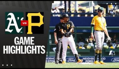 Athletics vs. Pirates Game Highlights (9/21/25) | MLB Highlights