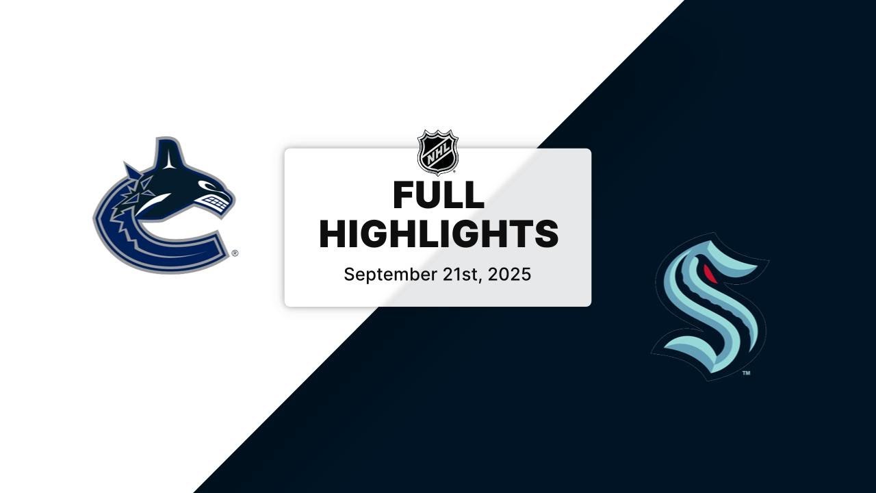 NHL Preseason Highlights | Canucks vs. Kraken | September 21, 2025