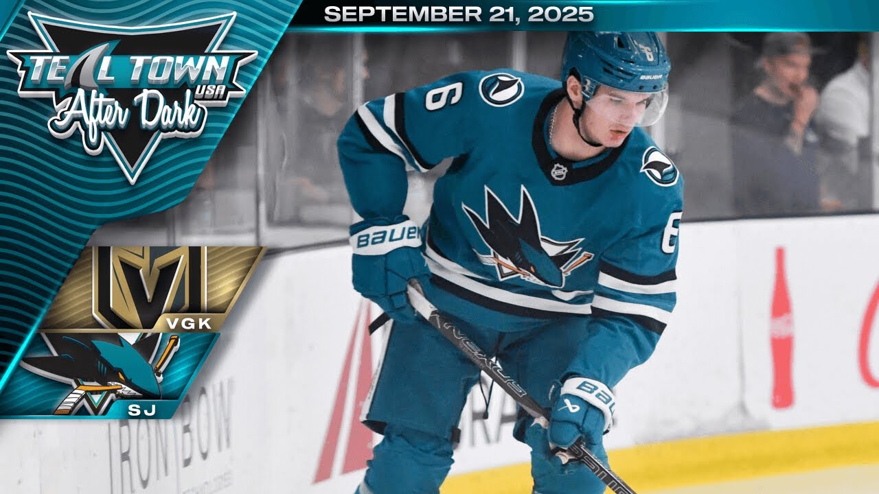 San Jose Sharks vs Vegas Golden Knights - 9/21/2025 - Teal Town USA After Dark (Postgame)