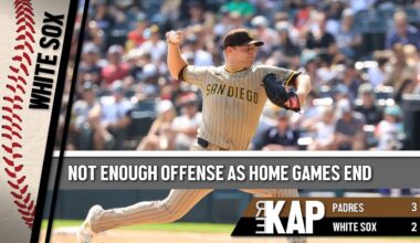 REKAP: ⚾️ Chicago White Sox 3-2 loss to San Diego Padres. ‘Not enough offense as home games end.’