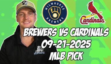 Milwaukee Brewers vs St. Louis Cardinals 9/21/25 MLB Pick & Prediction | MLB Betting Tips