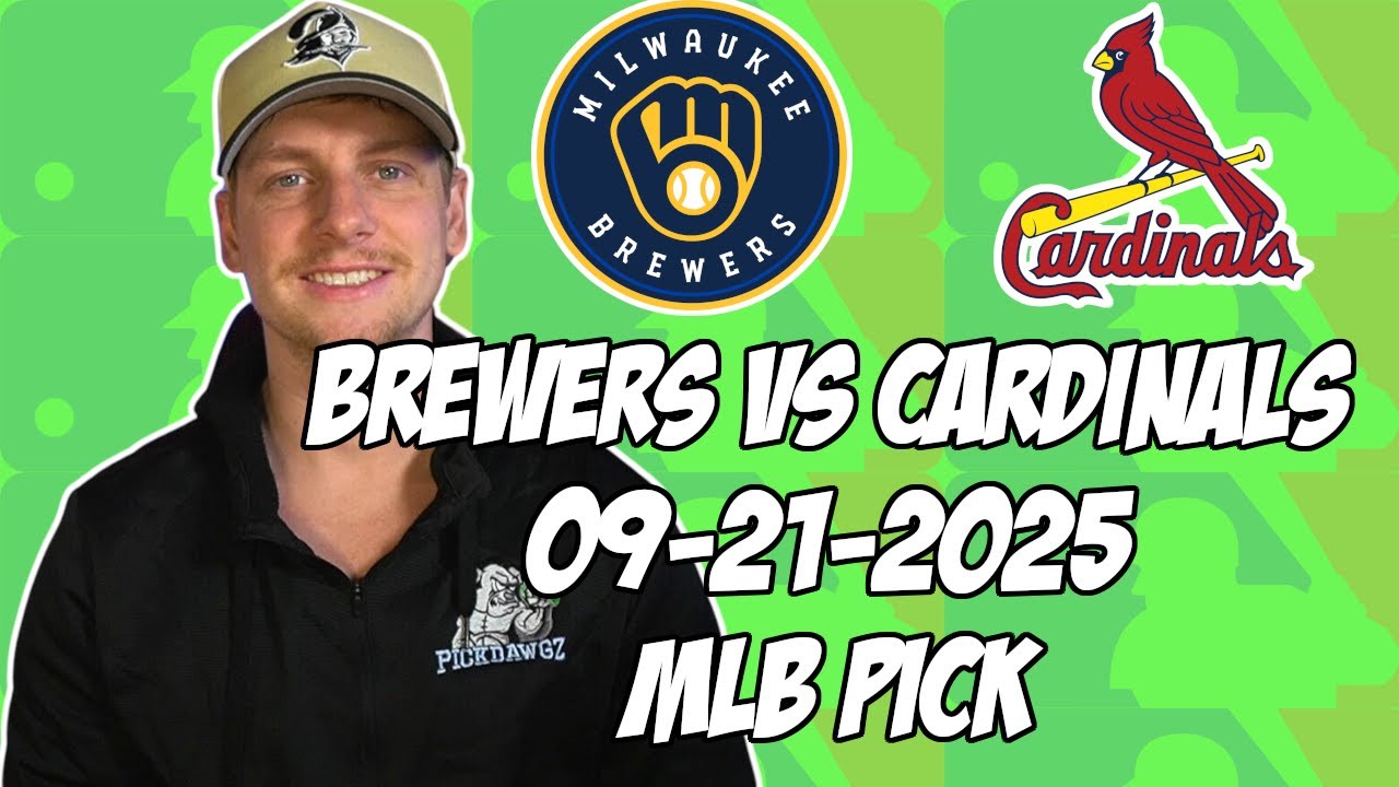 Milwaukee Brewers vs St. Louis Cardinals 9/21/25 MLB Pick & Prediction | MLB Betting Tips