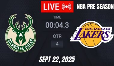 NBA LIVE! Los Angeles Lakers vs Milwaukee Bucks | September 22, 2025 | Bucks vs Lakers 2K26 Live