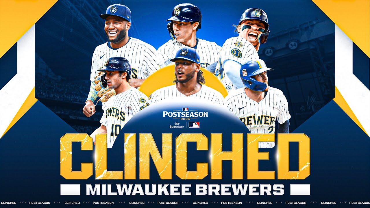 🥞 CLINCHED 🥞 For the 3rd straight year, the Brewers are NL Central champs! (Road to October)