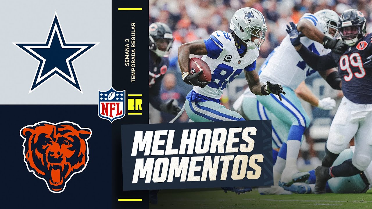 Dallas Cowboys vs Chicago Bears | Melhores Momentos | NFL 2025