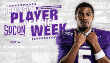 Taron Dickens Named SoCon Offensive Player of the Week