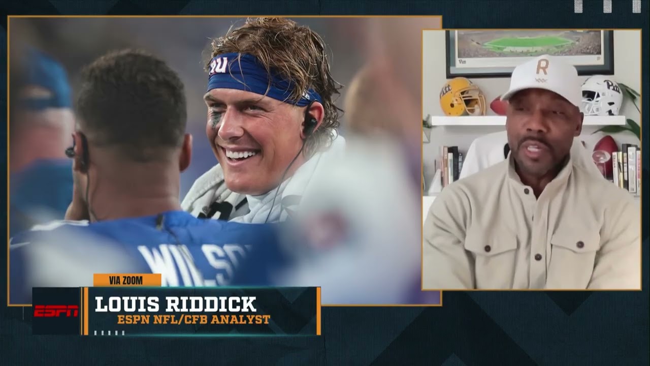 Louis Riddick Thinks It's Time For The Giants To Start Jaxson Dart Over Russell Wilson | 9/22/25