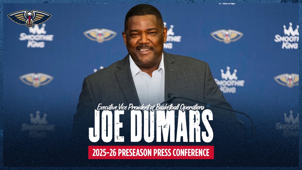 Joe Dumars 2025-26 Preseason Press Conference | New Orleans Pelicans