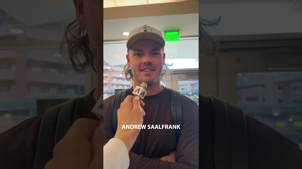 The guys describe Corbin Carroll in one word. #minimic #qotd #baseball