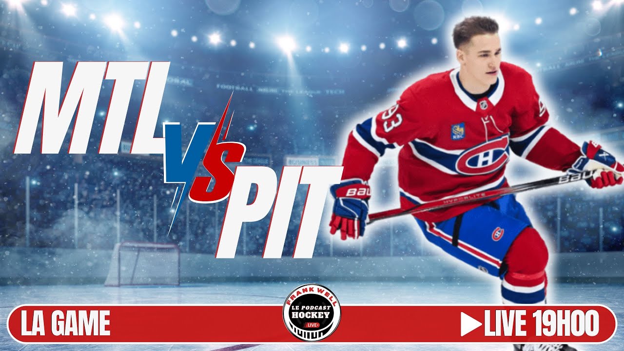 🏒 Canadiens vs Penguins – 1er match pré-saison 2025 en direct! 🏒