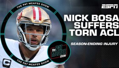 🚨 BREAKING NEWS 🚨 49ers' Nick Bosa suffers season-ending injury | The Pat McAfee Show