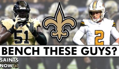 The New Orleans Saints MUST BENCH These Players!